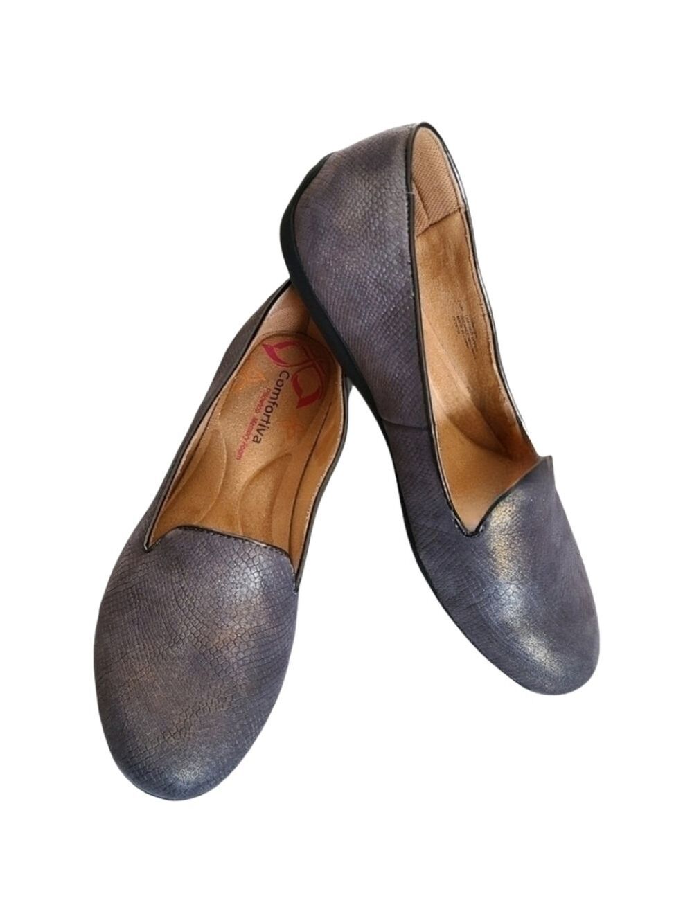 7.5 - Comfortiva | Marybeth Charcoal Loafer Flats